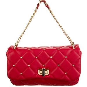 Badgley mischka quilted diamond purse